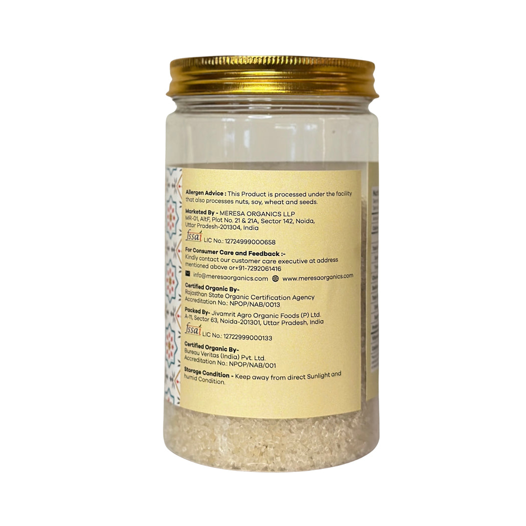 Organic Sweeteners Pack of 4 (Organic Raw Sugar 500g, Organic Jaggery Powder 500g, Organic Brown Sugar 500g, Organic Sugar 500g)